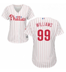 Womens Majestic Philadelphia Phillies 99 Mitch Williams Replica WhiteRed Strip Home Cool Base MLB Jersey Womens Majestic Philadelphia Phillies 99 Mitch Williams Replica WhiteRed Strip Home Cool Base MLB Jersey