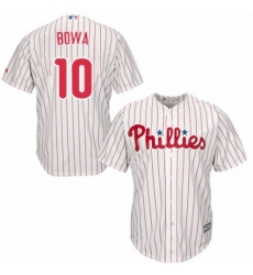 Youth Majestic Philadelphia Phillies 10 Larry Bowa Authentic WhiteRed Strip Home Cool Base MLB Jersey Youth Majestic Philadelphia Phillies 10 Larry Bowa Authentic WhiteRed Strip Home Cool Base MLB Jersey