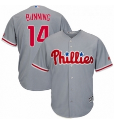 Youth Majestic Philadelphia Phillies 14 Jim Bunning Authentic Grey Road Cool Base MLB Jersey Youth Majestic Philadelphia Phillies 14 Jim Bunning Authentic Grey Road Cool Base MLB Jersey