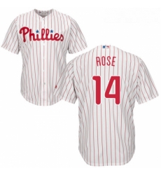 Youth Majestic Philadelphia Phillies 14 Pete Rose Authentic WhiteRed Strip Home Cool Base MLB Jersey Youth Majestic Philadelphia Phillies 14 Pete Rose Authentic WhiteRed Strip Home Cool Base MLB Jersey