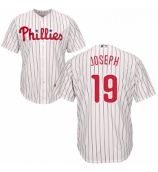 Youth Majestic Philadelphia Phillies 19 Tommy Joseph Replica WhiteRed Strip Home Cool Base MLB Jersey Youth Majestic Philadelphia Phillies 19 Tommy Joseph Replica WhiteRed Strip Home Cool Base MLB Jersey