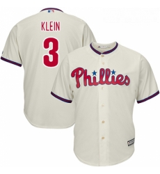 Youth Majestic Philadelphia Phillies 3 Chuck Klein Authentic Cream Alternate Cool Base MLB Jersey Youth Majestic Philadelphia Phillies 3 Chuck Klein Authentic Cream Alternate Cool Base MLB Jersey