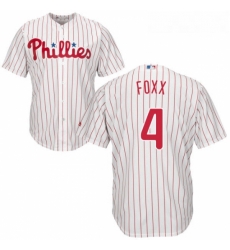 Youth Majestic Philadelphia Phillies 4 Jimmy Foxx Authentic WhiteRed Strip Home Cool Base MLB Jersey Youth Majestic Philadelphia Phillies 4 Jimmy Foxx Authentic WhiteRed Strip Home Cool Base MLB Jersey