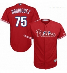 Youth Majestic Philadelphia Phillies 75 Francisco Rodriguez Authentic Red Alternate Cool Base MLB Jersey Youth Majestic Philadelphia Phillies 75 Francisco Rodriguez Authentic Red Alternate Cool Base MLB Jersey