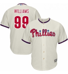 Youth Majestic Philadelphia Phillies 99 Mitch Williams Authentic Cream Alternate Cool Base MLB Jersey Youth Majestic Philadelphia Phillies 99 Mitch Williams Authentic Cream Alternate Cool Base MLB Jersey