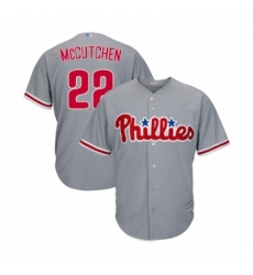 Youth Philadelphia Phillies 22 Andrew McCutchen Replica Grey Road Cool Base Baseball Jersey Youth Philadelphia Phillies 22 Andrew McCutchen Replica Grey Road Cool Base Baseball Jersey