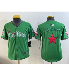 Youth Philadelphia Phillies Green Phanatic Limited Stitched Jersey