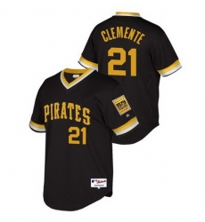 Men Pittsburgh Pirates 21 Roberto Clemente Black Cool Base Stitched jersey Men Pittsburgh Pirates 21 Roberto Clemente Black Cool Base Stitched jersey