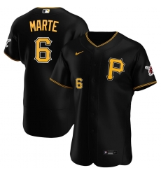 Men Pittsburgh Pirates 6 Starling Marte Men Nike Black Alternate 2020 Flex Base Player MLB Jersey Men Pittsburgh Pirates 6 Starling Marte Men Nike Black Alternate 2020 Flex Base Player MLB Jersey