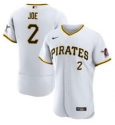 Men Pittsburgh Pirates Connor Joe #2 Nike White Flex Base Stitched MLB Jersey Men Pittsburgh Pirates Connor Joe #2 Nike White Flex Base Stitched MLB Jersey