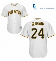 Mens Majestic Pittsburgh Pirates 24 Tyler Glasnow Replica White Home Cool Base MLB Jersey Mens Majestic Pittsburgh Pirates 24 Tyler Glasnow Replica White Home Cool Base MLB Jersey
