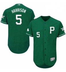 Mens Majestic Pittsburgh Pirates 5 Josh Harrison Green Celtic Flexbase Authentic Collection MLB Jersey Mens Majestic Pittsburgh Pirates 5 Josh Harrison Green Celtic Flexbase Authentic Collection MLB Jersey