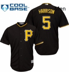 Mens Majestic Pittsburgh Pirates 5 Josh Harrison Replica Black Alternate Cool Base MLB Jersey Mens Majestic Pittsburgh Pirates 5 Josh Harrison Replica Black Alternate Cool Base MLB Jersey