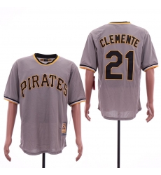Pirates 21 Roberto Clemente Gray Cooperstown Collection Jersey Pirates 21 Roberto Clemente Gray Cooperstown Collection Jersey