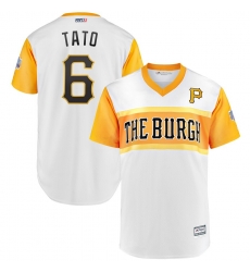 Pirates 6 Starling Marte Tato White 2019 MLB Little League Classic Player Jersey Pirates 6 Starling Marte Tato White 2019 MLB Little League Classic Player Jersey