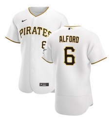 Pittsburgh Pirates 6 Anthony Alford Men Nike White Home 2020 Authentic Player MLB Jersey Pittsburgh Pirates 6 Anthony Alford Men Nike White Home 2020 Authentic Player MLB Jersey
