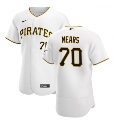 Pittsburgh Pirates 70 Nick Mears Men Nike White Home 2020 Authentic Player MLB Jersey Pittsburgh Pirates 70 Nick Mears Men Nike White Home 2020 Authentic Player MLB Jersey