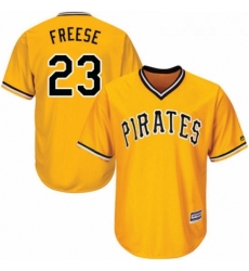 Youth Majestic Pittsburgh Pirates 23 David Freese Authentic Gold Alternate Cool Base MLB Jersey Youth Majestic Pittsburgh Pirates 23 David Freese Authentic Gold Alternate Cool Base MLB Jersey