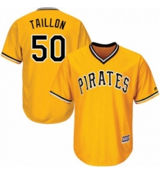 Youth Majestic Pittsburgh Pirates 50 Jameson Taillon Replica Gold Alternate Cool Base MLB Jersey Youth Majestic Pittsburgh Pirates 50 Jameson Taillon Replica Gold Alternate Cool Base MLB Jersey