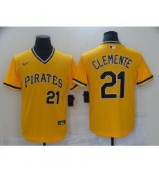 Youth Nike Pittsburgh Pirates #21 Roberto Clemente Gold Showtime Authentic Jersey Youth Nike Pittsburgh Pirates #21 Roberto Clemente Gold Showtime Authentic Jersey