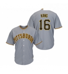 Youth Pittsburgh Pirates 16 Jung ho Kang Replica Grey Road Cool Base Baseball Jersey Youth Pittsburgh Pirates 16 Jung ho Kang Replica Grey Road Cool Base Baseball Jersey