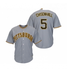 Youth Pittsburgh Pirates 5 Lonnie Chisenhall Replica Grey Road Cool Base Baseball Jersey Youth Pittsburgh Pirates 5 Lonnie Chisenhall Replica Grey Road Cool Base Baseball Jersey