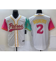 Men San Diego Padres 2 Xander Bogaerts White City Connect Cool Base Stitched Baseball Jersey Men San Diego Padres 2 Xander Bogaerts White City Connect Cool Base Stitched Baseball Jersey