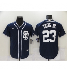 Men San Diego Padres 23 Fernando Tatis Jr Navy 2021 Jersey Men San Diego Padres 23 Fernando Tatis Jr Navy 2021 Jersey