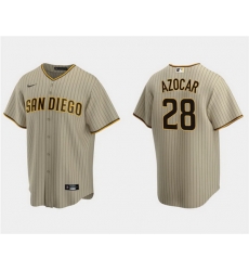 Men San Diego Padres 28 Jos E9 Azocar Tan Cool Base Stitched Jersey Men San Diego Padres 28 Jos E9 Azocar Tan Cool Base Stitched Jersey