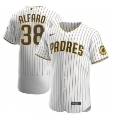 Men San Diego Padres 38 Jorge Alfaro White Flex Base Stitched Baseball Jersey Men San Diego Padres 38 Jorge Alfaro White Flex Base Stitched Baseball Jersey