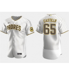 Men San Diego Padres 65 Jos E9 Castillo White Flex Base Stitched Baseball Jersey Men San Diego Padres 65 Jos E9 Castillo White Flex Base Stitched Baseball Jersey