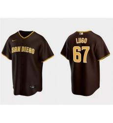 Men San Diego Padres 67 Seth Lugo Brown Cool Base Stitched Jersey Men San Diego Padres 67 Seth Lugo Brown Cool Base Stitched Jersey