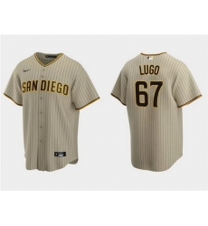 Men San Diego Padres 67 Seth Lugo Tan Cool Base Stitched Jersey Men San Diego Padres 67 Seth Lugo Tan Cool Base Stitched Jersey