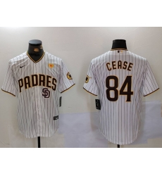 Men San Diego Padres 84 White With PS Patch Cool Base Stitched Baseball Jersey Men San Diego Padres 84 White With PS Patch Cool Base Stitched Baseball Jersey
