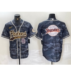 Men San Diego Padres Blank Gray Camo Cool Base Stitched Baseball Jersey 6 Men San Diego Padres Blank Gray Camo Cool Base Stitched Baseball Jersey 6