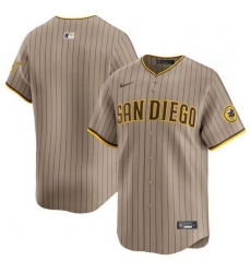 Men San Diego Padres Blank Tan 2024 Alternate Limited Stitched Baseball Jersey Men San Diego Padres Blank Tan 2024 Alternate Limited Stitched Baseball Jersey