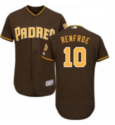 Mens Majestic San Diego Padres 10 Hunter Renfroe Brown Alternate Flex Base Authentic Collection MLB Jersey Mens Majestic San Diego Padres 10 Hunter Renfroe Brown Alternate Flex Base Authentic Collection MLB Jersey