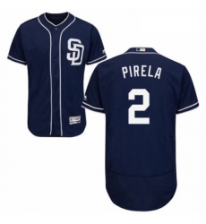 Mens Majestic San Diego Padres 2 Jose Pirela Navy Blue Alternate Flex Base Authentic Collection MLB Jersey Mens Majestic San Diego Padres 2 Jose Pirela Navy Blue Alternate Flex Base Authentic Collection MLB Jersey