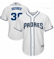 Mens Majestic San Diego Padres 30 Eric Hosmer Replica White Home Cool Base MLB Jersey Mens Majestic San Diego Padres 30 Eric Hosmer Replica White Home Cool Base MLB Jersey