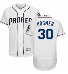 Mens Majestic San Diego Padres 30 Eric Hosmer White Home Flex Base Authentic Collection MLB Jersey Mens Majestic San Diego Padres 30 Eric Hosmer White Home Flex Base Authentic Collection MLB Jersey