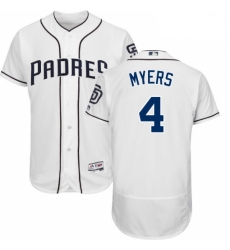 Mens Majestic San Diego Padres 4 Wil Myers White Home Flex Base Authentic Collection MLB Jersey Mens Majestic San Diego Padres 4 Wil Myers White Home Flex Base Authentic Collection MLB Jersey