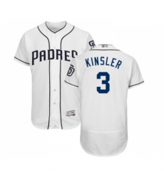 Mens San Diego Padres 3 Ian Kinsler White Home Flex Base Authentic Collection Baseball Jersey Mens San Diego Padres 3 Ian Kinsler White Home Flex Base Authentic Collection Baseball Jersey
