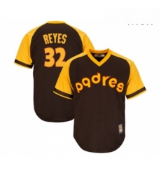 Mens San Diego Padres 32 Franmil Reyes Replica Brown Alternate Cooperstown Cool Base Baseball Jersey Mens San Diego Padres 32 Franmil Reyes Replica Brown Alternate Cooperstown Cool Base Baseball Jersey