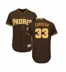 Mens San Diego Padres 33 Franchy Cordero Brown Alternate Flex Base Authentic Collection Baseball Jersey Mens San Diego Padres 33 Franchy Cordero Brown Alternate Flex Base Authentic Collection Baseball Jersey