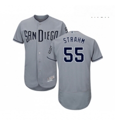 Mens San Diego Padres 55 Matt Strahm Authentic Grey Road Cool Base Baseball Jersey Mens San Diego Padres 55 Matt Strahm Authentic Grey Road Cool Base Baseball Jersey