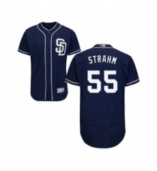 Mens San Diego Padres 55 Matt Strahm Navy Blue Alternate Flex Base Authentic Collection Baseball Jersey Mens San Diego Padres 55 Matt Strahm Navy Blue Alternate Flex Base Authentic Collection Baseball Jersey