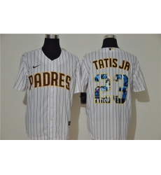 Padres 23 Fernando Tatis Jr White Nike Cool Base Player Jersey Padres 23 Fernando Tatis Jr White Nike Cool Base Player Jersey
