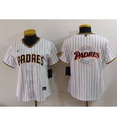 Women San Diego Padres Big Logo Cool Base Stitched Baseball Jersey 5 Women San Diego Padres Big Logo Cool Base Stitched Baseball Jersey 5