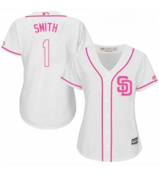Womens Majestic San Diego Padres 1 Ozzie Smith Replica White Fashion Cool Base MLB Jersey Womens Majestic San Diego Padres 1 Ozzie Smith Replica White Fashion Cool Base MLB Jersey