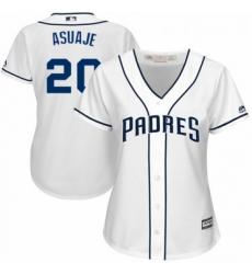 Womens Majestic San Diego Padres 20 Carlos Asuaje Replica White Home Cool Base MLB Jersey Womens Majestic San Diego Padres 20 Carlos Asuaje Replica White Home Cool Base MLB Jersey